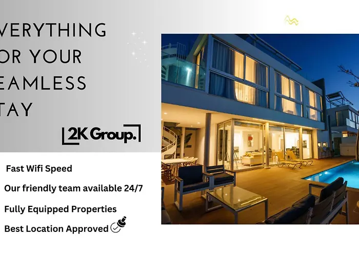 Hubstay - Rotiana Apartment With Jacuzzi, Larnaca